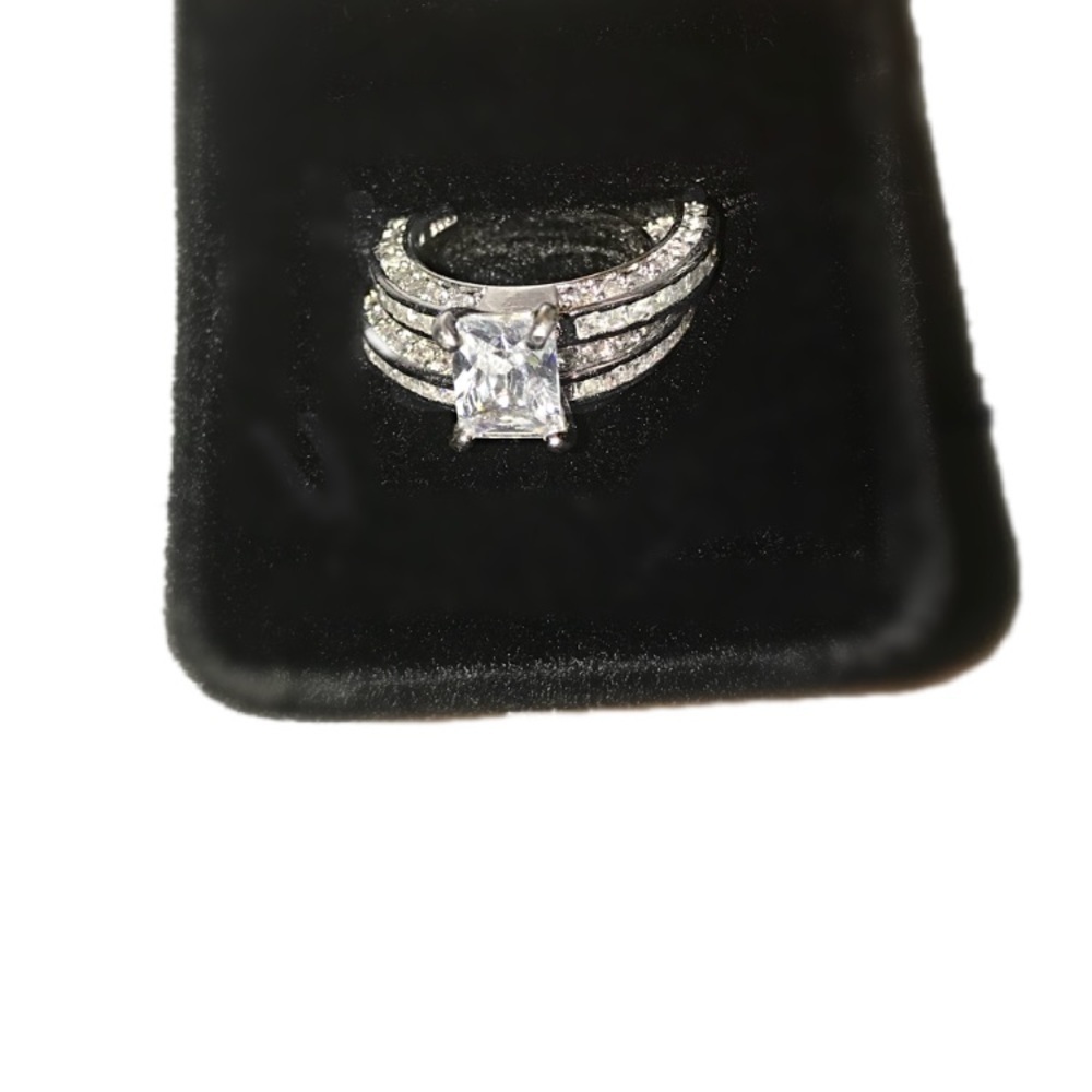 Stunning White Sapphire 2-Piece Set